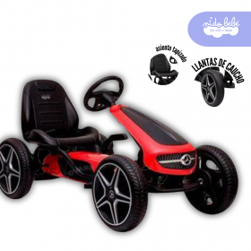 Carrito Chachicar para Niño modelo Mercedes color Rojo