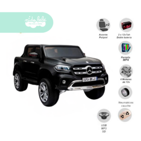 Carrito a Batería para niño Camioneta  X CLASS color Negro