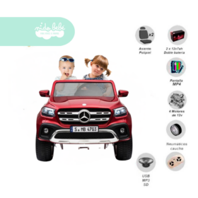 Carrito a Batería para niño Camioneta  X CLASS color Rojo