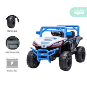 Carrito a Batería para niño Modelo Moster color Azul