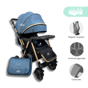 Coche Moises Zaragoza Premium Blue