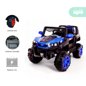 Carrito a Batería para niño Modelo Go Reel Azul