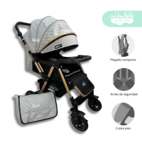 Coche Moises Zaragoza Premium Silver