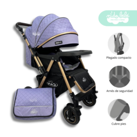 Coche Moises Zaragoza Premium Purple
