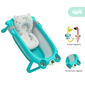 Bañera Plegable de Bebe modelo Ranita Azul