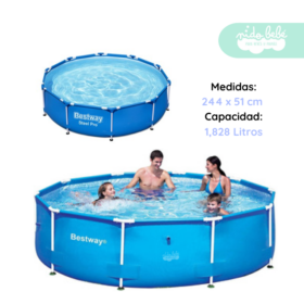 Piscina Estructural Rectangular Betsway 2.44 metros