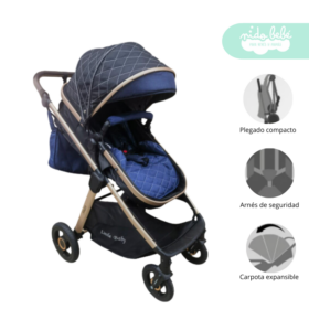 Coche Moises de bebe Tokio Azul