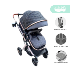 Coche Moises de bebe Estocolmo Baby Azul