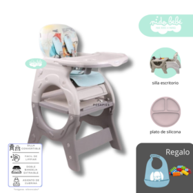 Silla De Comer convertible en Carpeta Donna Dark