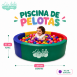 PISCINA DE PELOTAS DE BEBE 1.50 cm colores pasteles