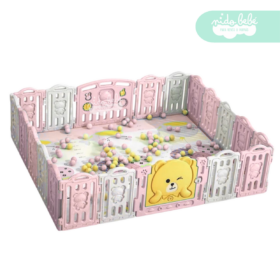 CORRALITO INFANTIL Modelo Osito Pink