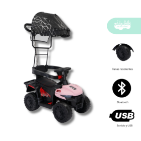 Carrito BUGGY de niño Modelo UTV color Rosado