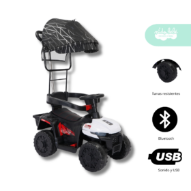Carrito BUGGY de niño Modelo UTV color Blanco