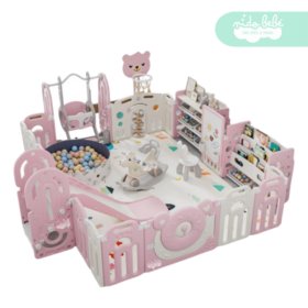 Corral de juegos de niño Osito plus Rosado