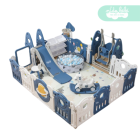 Corral de juegos de niño premium Planeta Azul