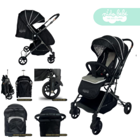 Coche Maleta para bebe modelo Modrick Negro