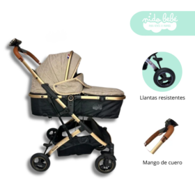 Coche Moises de bebe edicion deluxe Vaduz Beige