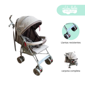 Coche baston de bebe modelo rey Beige
