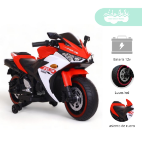 Moto a Batería para niño Jetty Roja