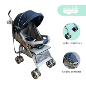 Coche baston de bebe modelo rey Blue