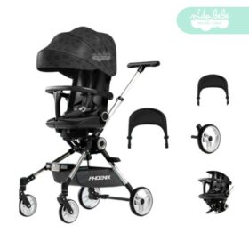 Carriola de bebe modelo Deluxe Runner Total Black