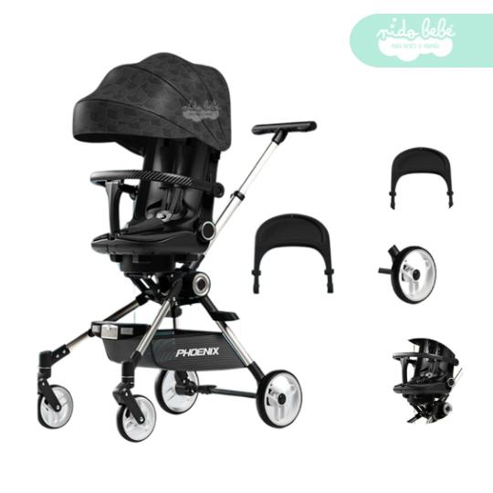 WhatsApp Image 2024-09-25 at 5.02.06 PM (1) Carriola de bebe modelo Deluxe Runner Total Black - Imagen 1