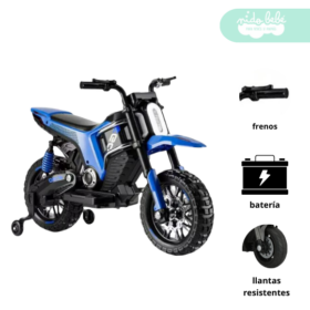 Moto a Batería para niño Buder Blue