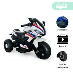 Moto a Batería para niño Miko White