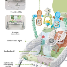 Silla mecedora de bebe Baby Bouncer Verde