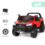 Carro a Batería 4x4 Toyotta ultiman Red