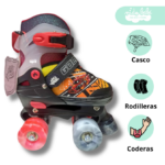 PATIN 4 RUEDAS PARA NIÑO CARRITO TALLA XS