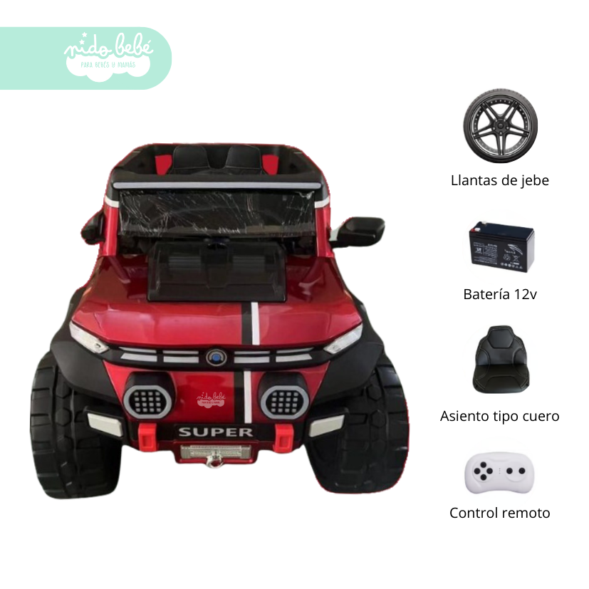 167 Carro a Batería para Niño FANCY RED - Imagen 1