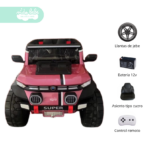Carro a Batería para Niño FANCY PINK