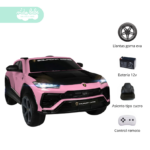 Camioneta a Batería para Niño DERECK Pink