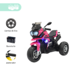 Trimoto a Bateria moox Rosa