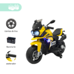 Moto a Bateria moox Amarilla