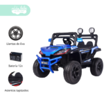 Camioneta a Batería para Niño JUNGLE BLUE