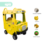 Carrito para niño Didáctico Autobus Amarillo