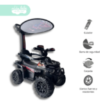 Carrito BUGGY de niño Modelo Bool Black