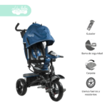 Triciclo para niño modelo Larah Azul