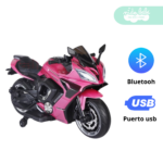 Moto a Bateria R9 super Jamp Rosa