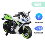 Moto a Bateria R9 super Jamp Blanco