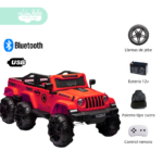 Carro a Batería Musical con Control Remoto Wile rojo