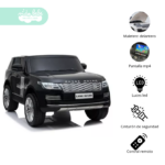 Camioneta Batería con Control Remoto Land Rover Black