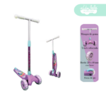 Scooter Lineal para niños Dax Black Lila