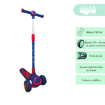 Scooter Lineal para niños Multi RedBlue