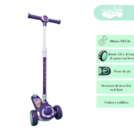 Scooter Lineal para niños Multi Dark Mora