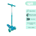 Scooter Lineal para niños Multi Dark Baby blue