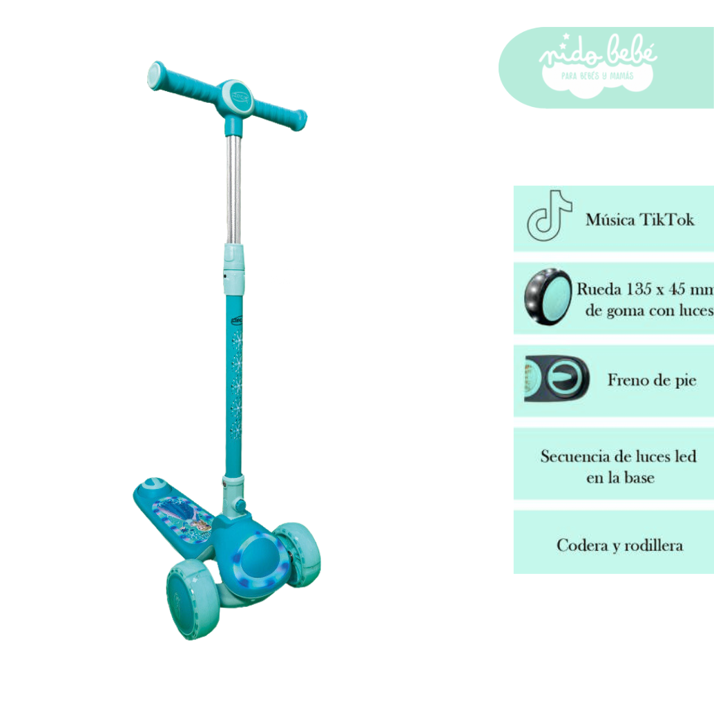 95 Scooter Lineal para niños Multi Dark Baby blue - Imagen 1