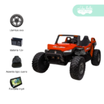 Carro a Batería con Pantalla Led 4x4 RED